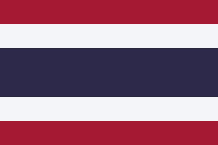 ธงชาติไทย หรือ ธงไตรรงค์ ปี พ.ศ. 2460 - ปัจจุบัน