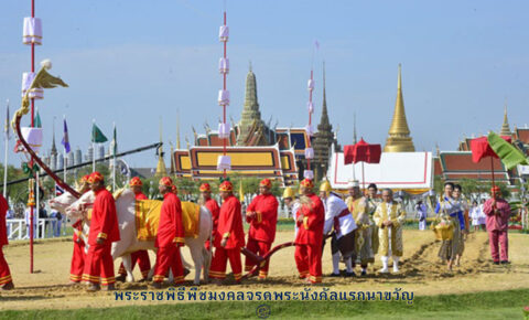 พระราชพิธีพืชมงคลจรดพระนังคัลแรกนาขวัญ